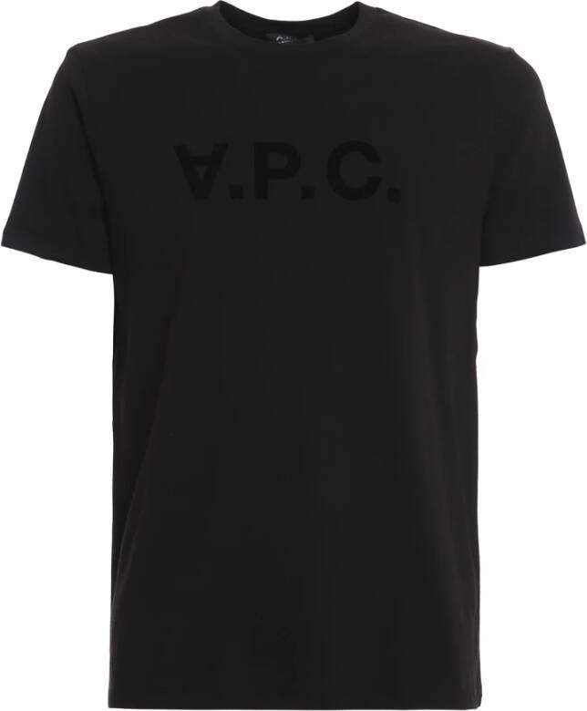 A.p.c. T-Shirts Zwart Heren