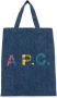A.p.c. Stijlvolle Denim Mini Shopping Tas Blue Dames - Thumbnail 1