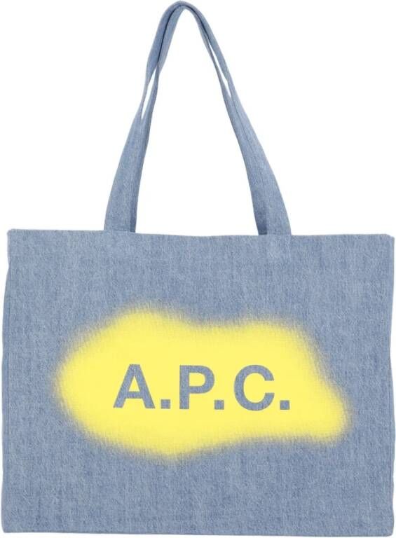 A.p.c. Tote Bags Blauw Dames