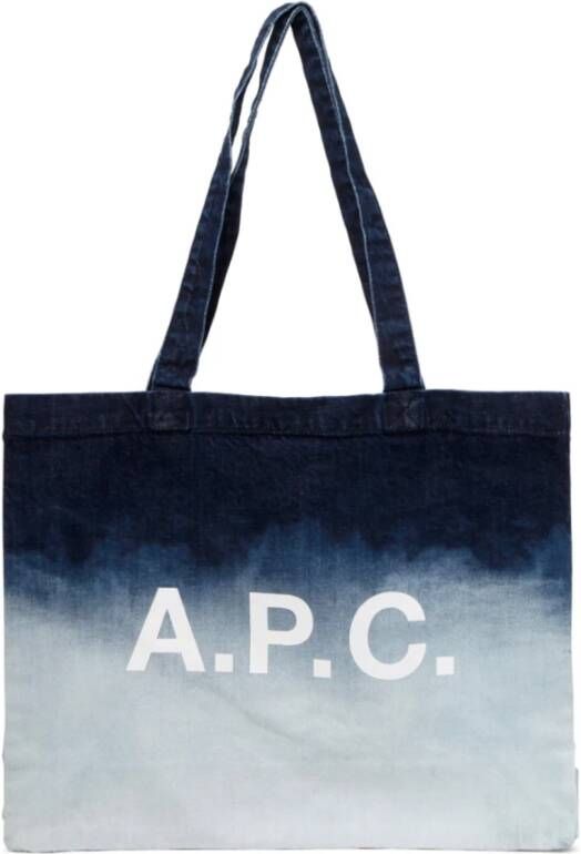 A.p.c. Tote Bags Blauw Dames