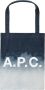 A.p.c. Tote Bags Blauw Heren - Thumbnail 1