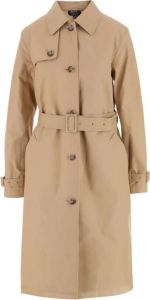 A.p.c. Trench coat Beige Dames