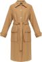 A.p.c. Single-Breasted Coats Beige Dames - Thumbnail 3
