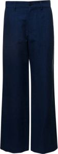 A.p.c. Wide Trousers Blauw Dames
