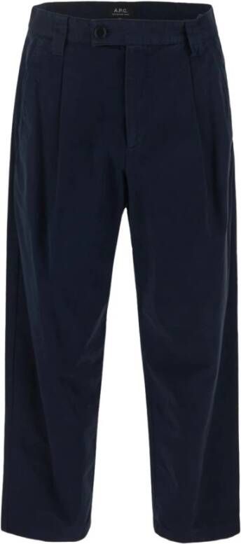 A.p.c. Klassieke Denim Broek voor Dagelijks Gebruik Blue Heren