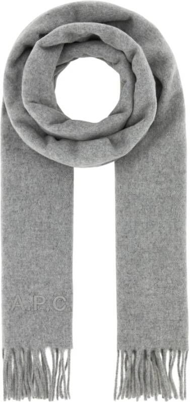 A.p.c. Sjaals en foulards Gray Heren