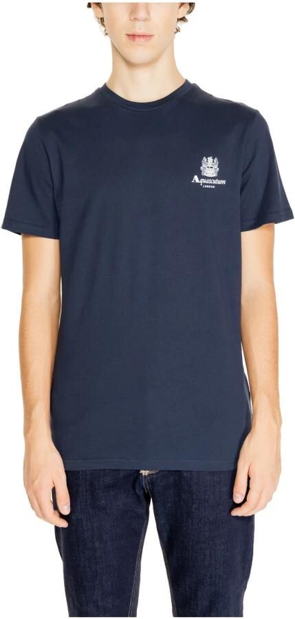 Aquascutum Polo Shirt Lange Mouw ACTIVE COTTON SMALL LOGO T-SHIRT AA_SS23_TS004 - Foto 3