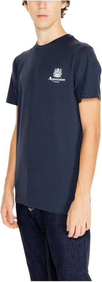 Aquascutum Polo Shirt Lange Mouw ACTIVE COTTON SMALL LOGO T-SHIRT AA_SS23_TS004 - Foto 2