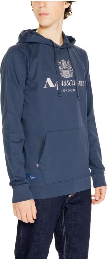 Aquascutum Sweater ACTIVE COTTON BIG LOGO HOODIE FLEECE AA_SS23_SW005 - Foto 2