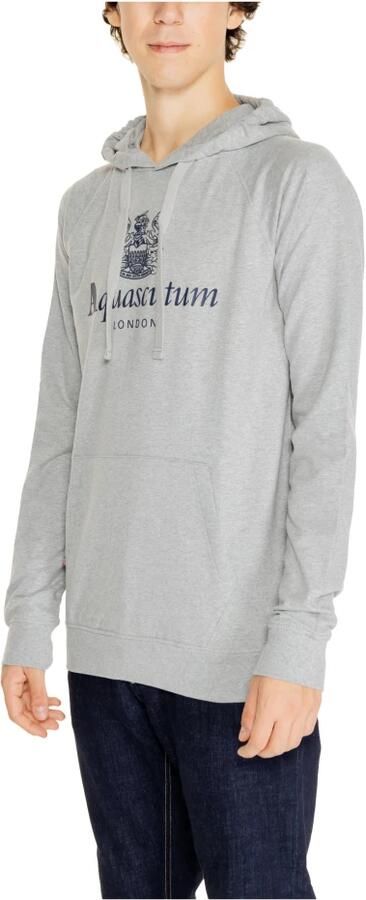 Aquascutum Sweater ACTIVE COTTON BIG LOGO HOODIE FLEECE AA_SS23_SW005 - Foto 2