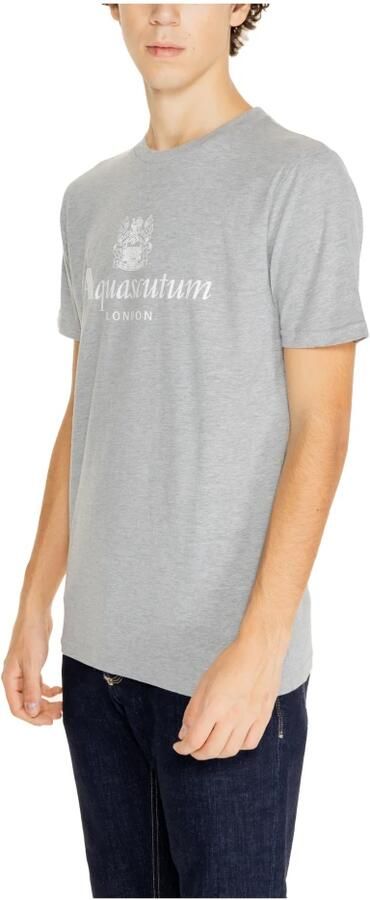 Aquascutum Polo Shirt Lange Mouw ACTIVE COTTON LOGO T-SHIRT AA_SS23_TS002