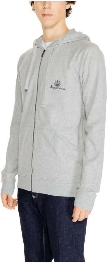 Aquascutum Sweater ACTIVE COTTON FULL ZIP HOODIE FLEECE AA_SS23_SW006 - Foto 2
