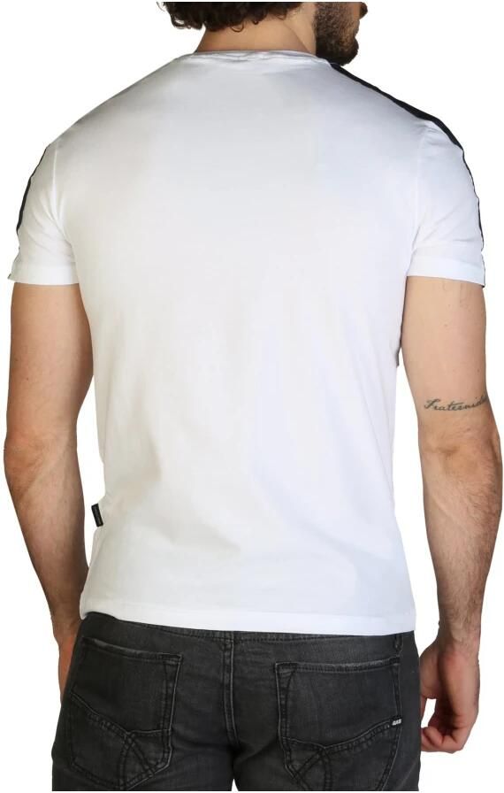 Aquascutum Logo Katoenen T-shirt voor Mannen White Heren - Foto 2