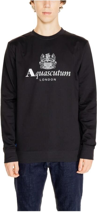 Aquascutum Sweater ACTIVE COTTON BIG LOGO FLEECE AA_SS23_SW002 - Foto 3