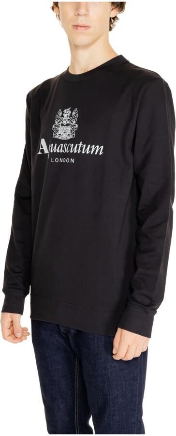 Aquascutum Sweater ACTIVE COTTON BIG LOGO FLEECE AA_SS23_SW002