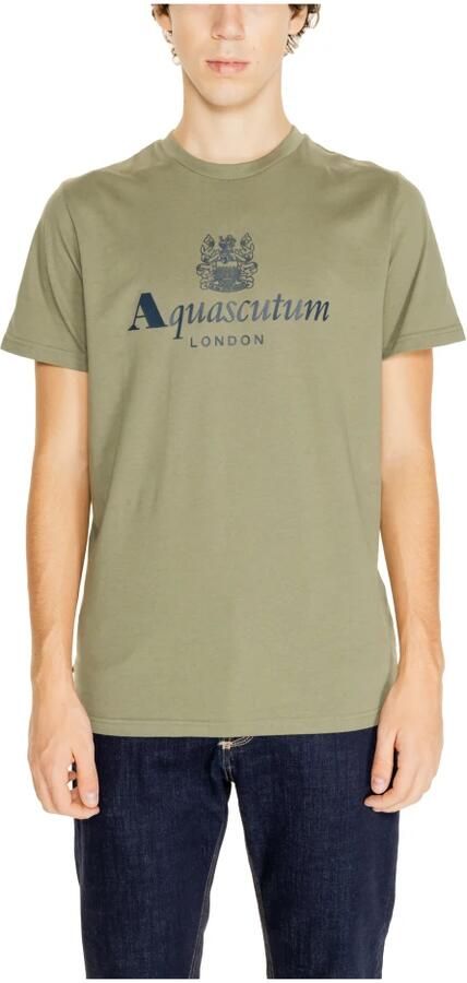 Aquascutum Polo Shirt Lange Mouw ACTIVE COTTON LOGO T-SHIRT AA_SS23_TS002 - Foto 4