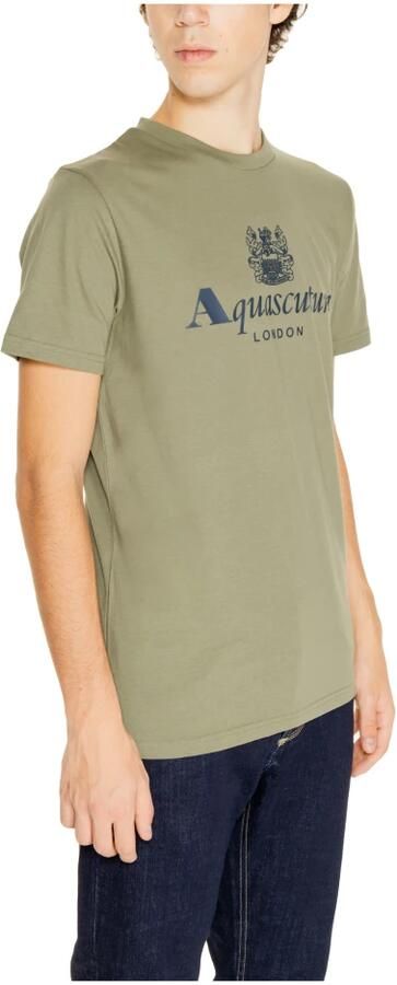 Aquascutum Polo Shirt Lange Mouw ACTIVE COTTON LOGO T-SHIRT AA_SS23_TS002 - Foto 2