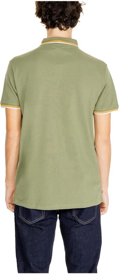 Aquascutum Polo Shirt Korte Mouw ACTIVE COTTON STRIPES POLO AA_SS23_PO002 - Foto 2