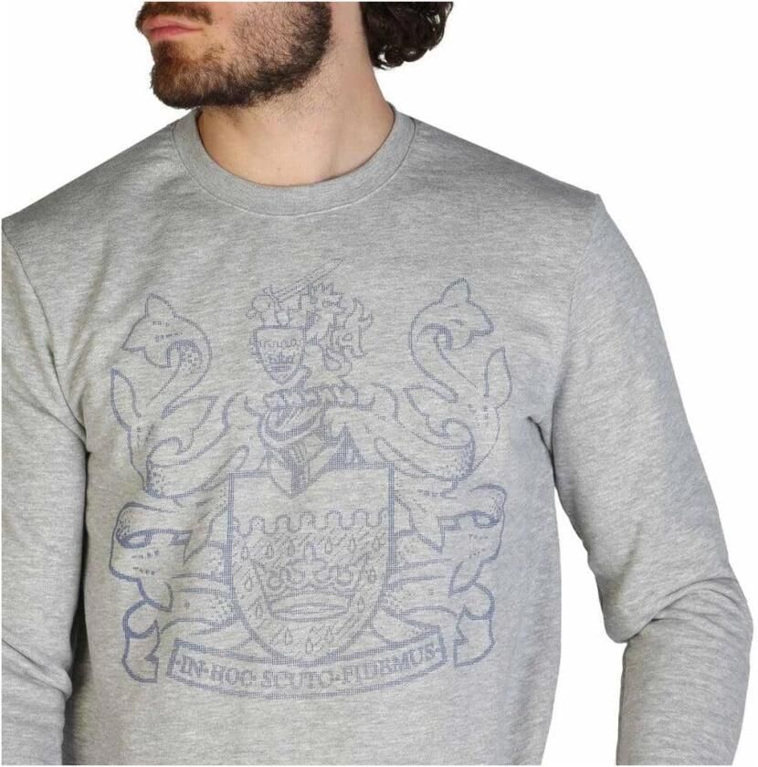 Aquascutum Heren Lente Zomer Sweatshirt Gray Heren - Foto 1
