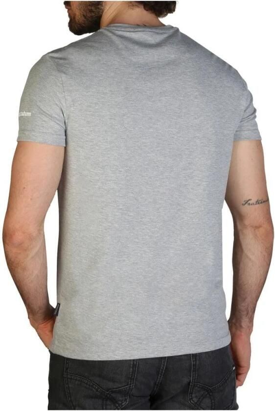 Aquascutum Heren T-shirt met korte mouwen en ronde hals Gray Heren - Foto 2