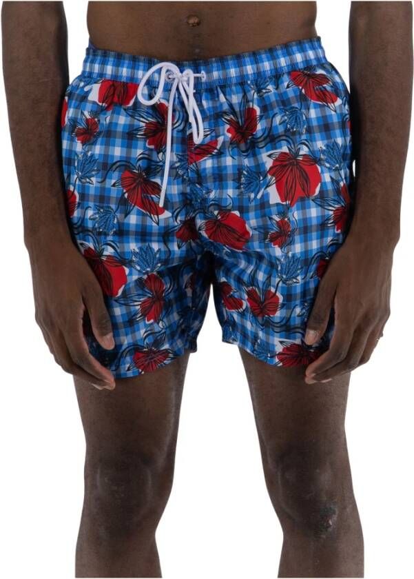 Aquascutum Beachwear Blauw Heren