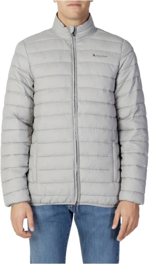 Aquascutum mannen & Grijze jas Grijs Heren