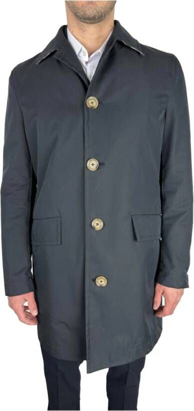 Aquascutum Jacket Blauw Heren