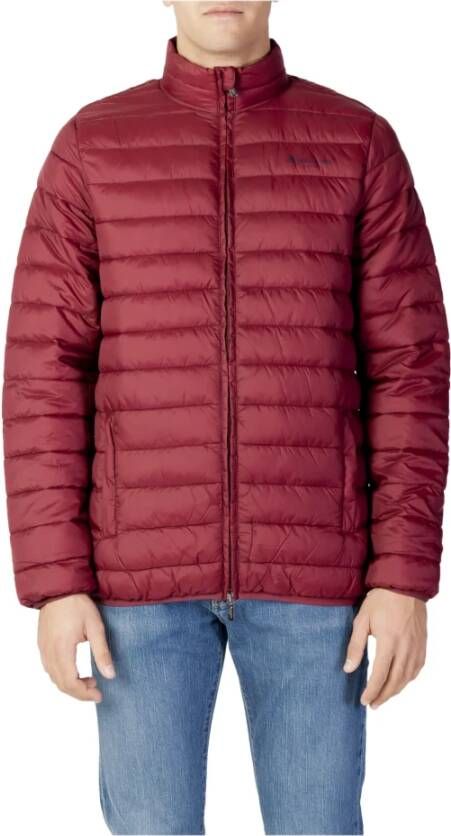 Aquascutum mannen & Bordeaux jas Rood Heren