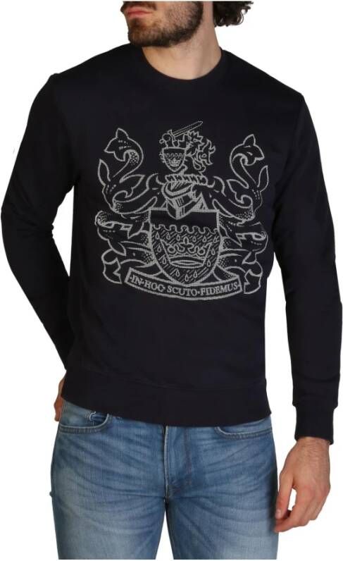Aquascutum Heren Lente Zomer Sweatshirt Blue Heren - Foto 1