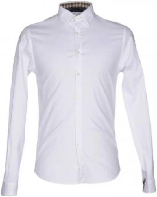 Aquascutum Shirts Wit Heren