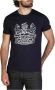 Aquascutum Heren T-shirt met korte mouwen en ronde hals Blue Heren - Thumbnail 1