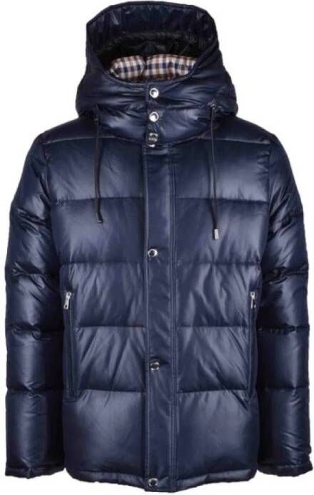 Aquascutum Wind Jackets Blauw Heren