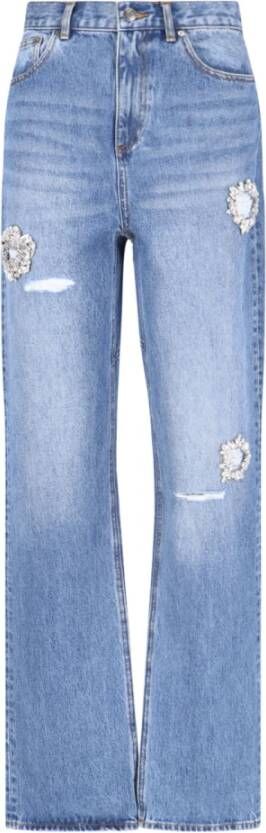 Area Straight Jeans Blauw Dames