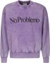 Aries Acid No Problemo Sweatshirt Purple Heren - Thumbnail 1