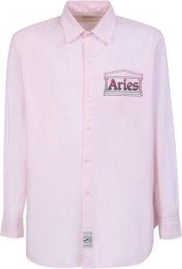 Aries Casual Shirts Roze Heren