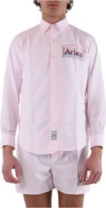 Aries Alledaagse t-shirts Roze Heren