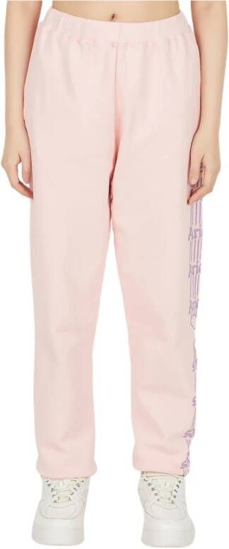 Aries Katoenen trackskin broek Roze