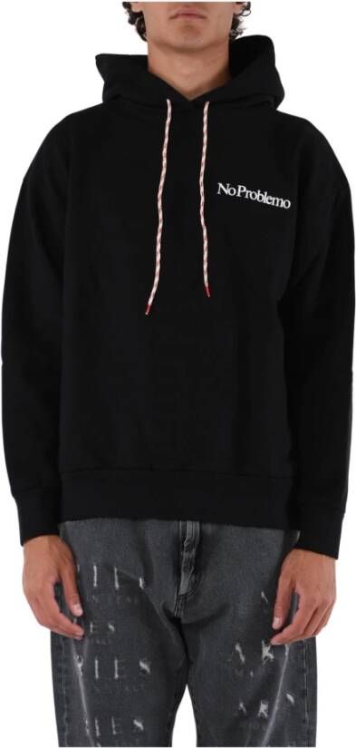 Aries Stijlvolle hoodie voor mannen Black Heren
