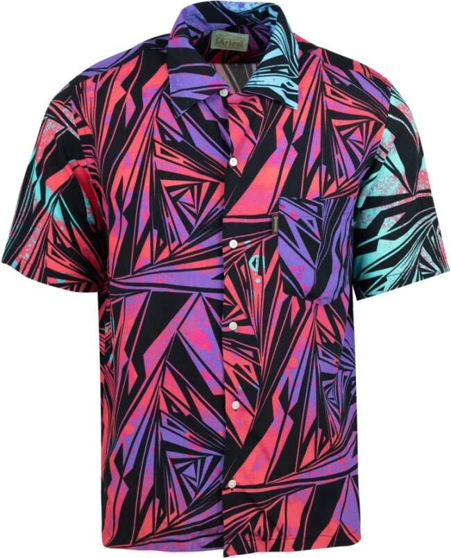 Aries Short Sleeve Shirts Meerkleurig Unisex