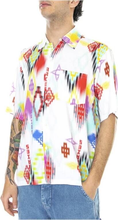 Aries Short Sleeve Shirts Wit Heren