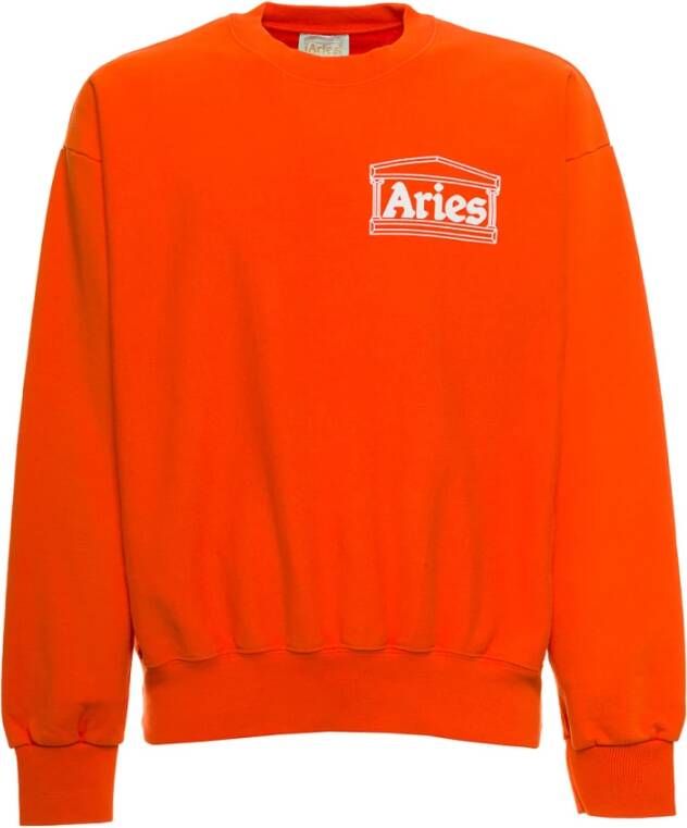 Aries Sweater Oranje Heren