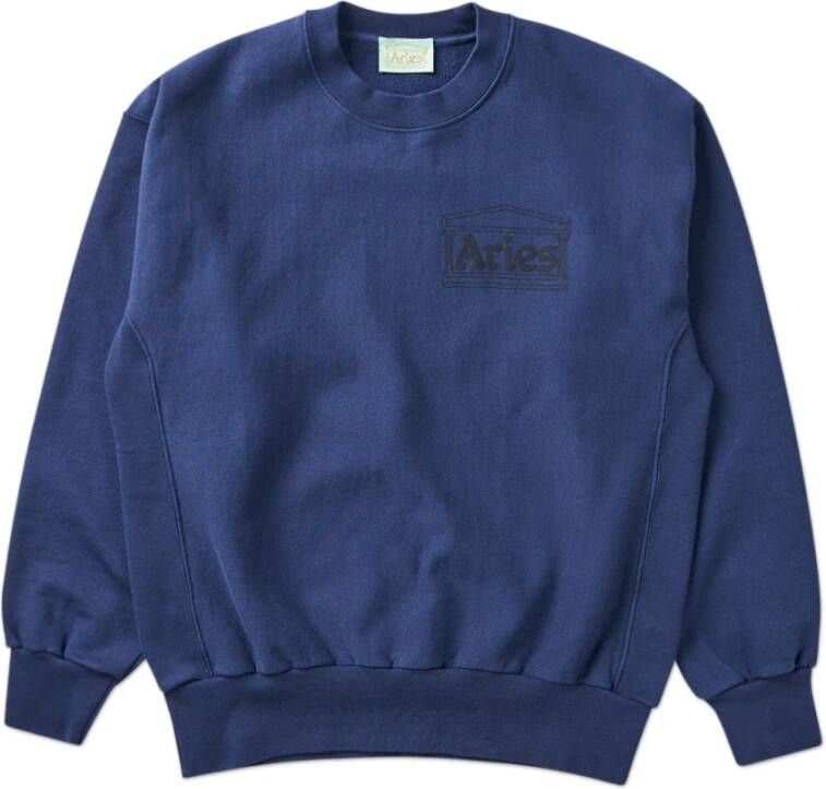 Aries Sweatshirt Blauw Heren