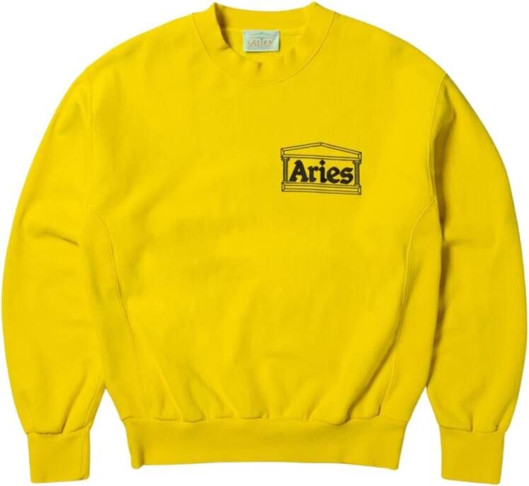 Aries Sweatshirts hoodies Geel Heren