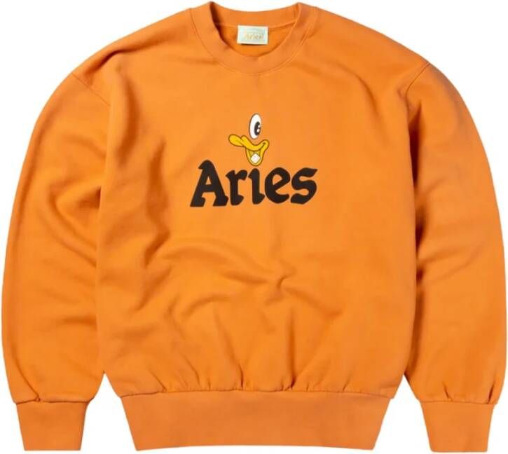 Aries Sweatshirts Oranje Heren