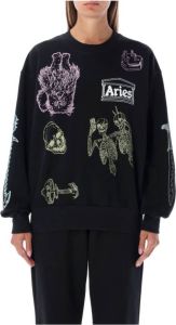 Aries Sweatshirts Zwart Dames