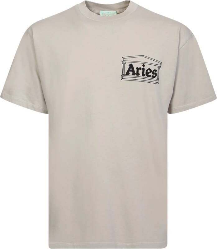 Aries T-Shirts Beige Heren
