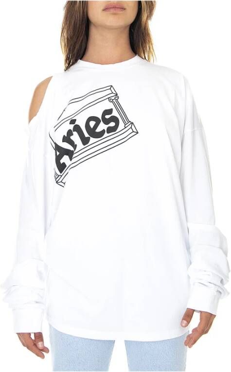 Aries T-Shirts Wit Dames