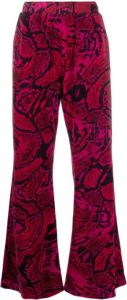Aries Wide Trousers Roze Dames