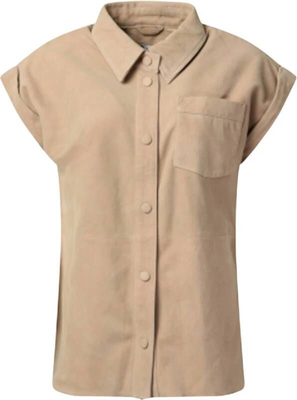 Arma Alter Ego mia blouse beige W267 Beige Dames