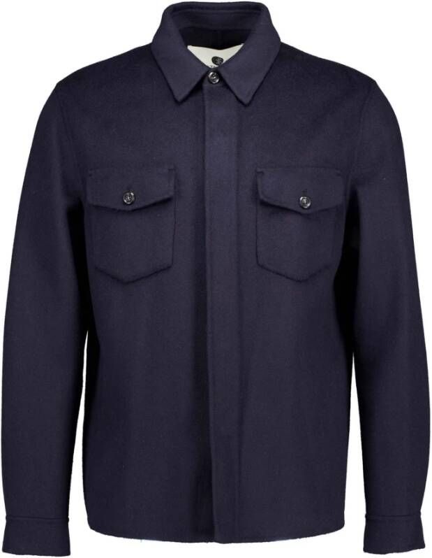 Alter Ego Blauwe overshirts voor heren Blue Heren